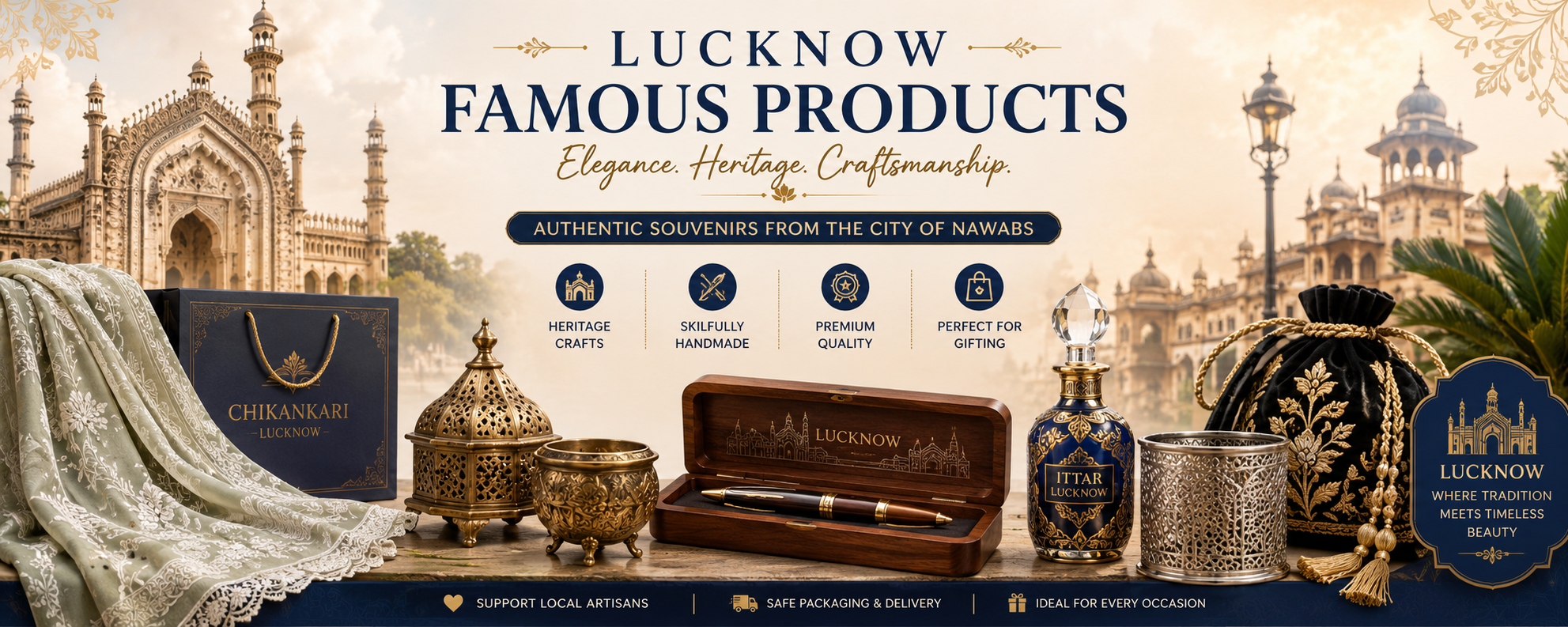 Lucknow famous products β authentic crafts from the city of Nawabs