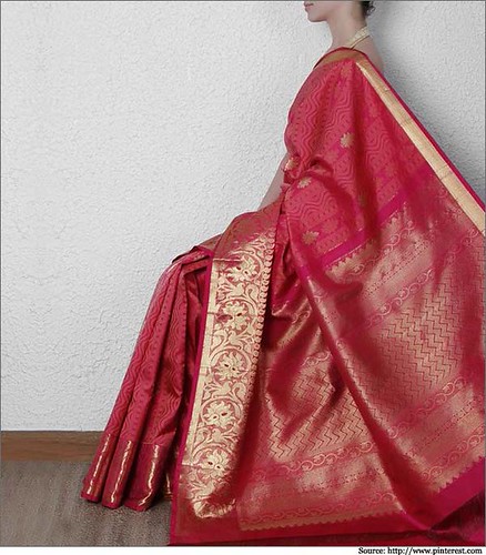 Pure Zari Kanjivaram Saree
