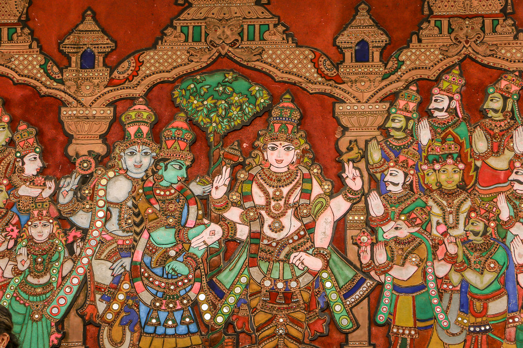 Tanjore Lakshmi Painting