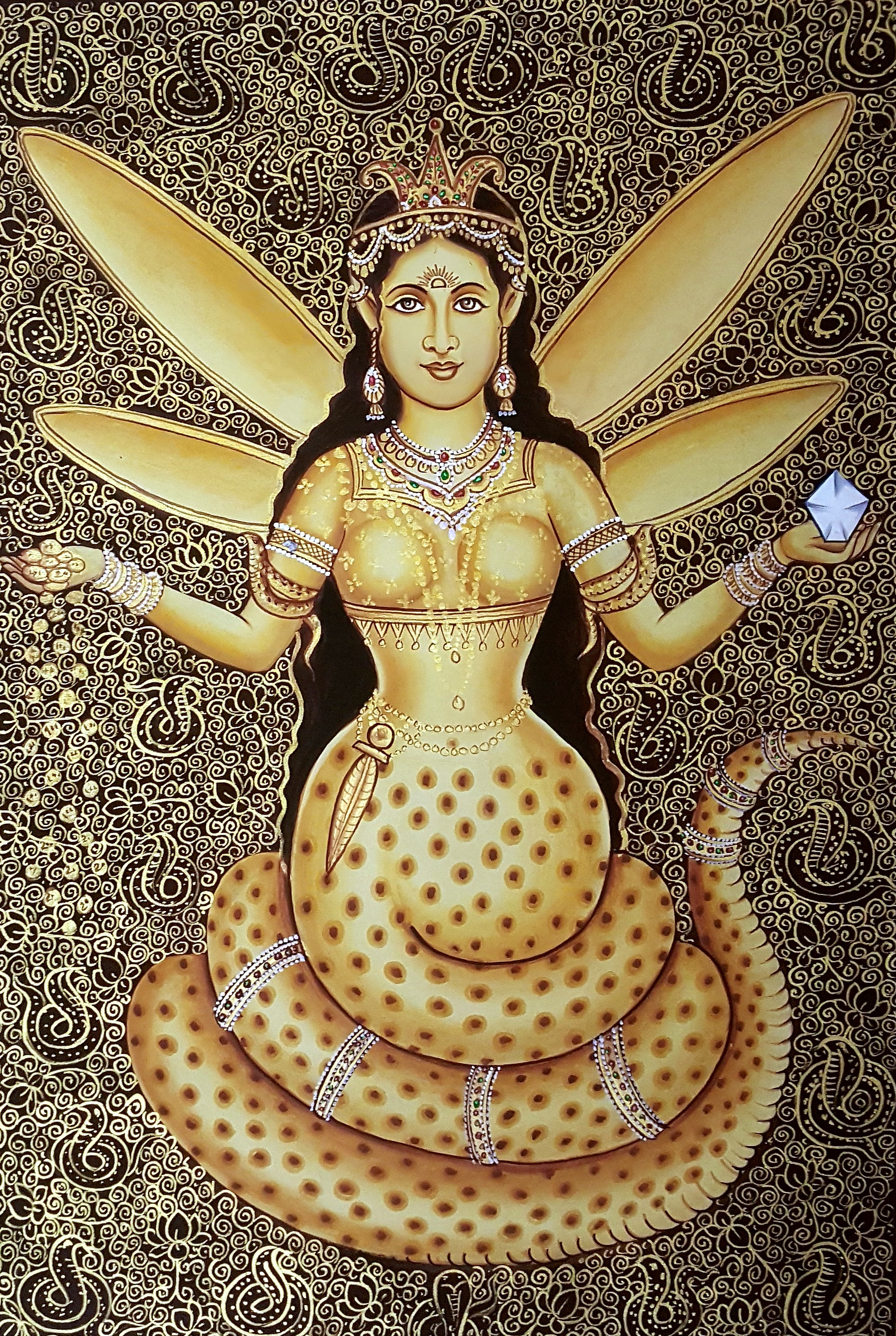 Lakshmi Temple Necklace